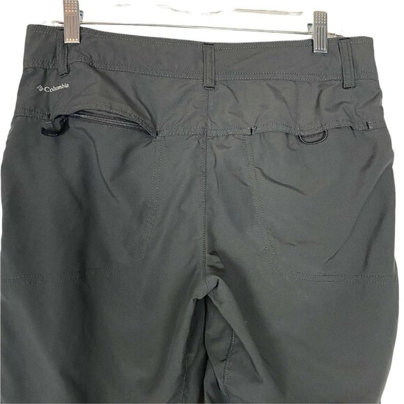 COLUMBIA Omni-Shade Hiking Pants Gray Size 8 Short B38-4 - Picture 4 of 9